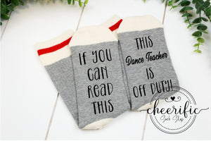 Dance Teacher Socks