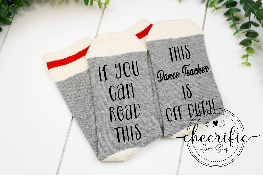 Dance Teacher Socks