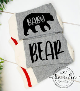 Baby Bear Socks, Bear Family Socks