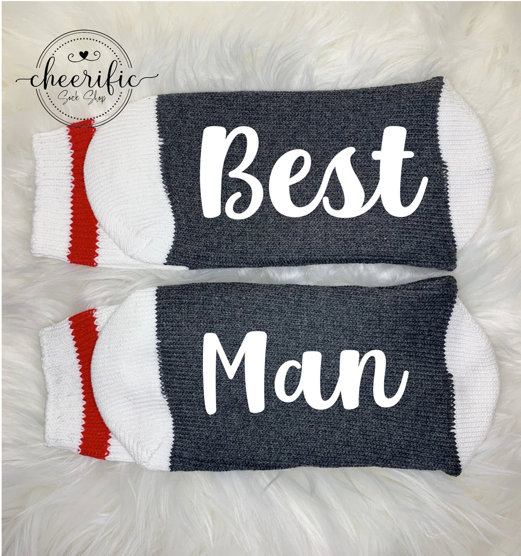 Best Man Socks, Wedding Party