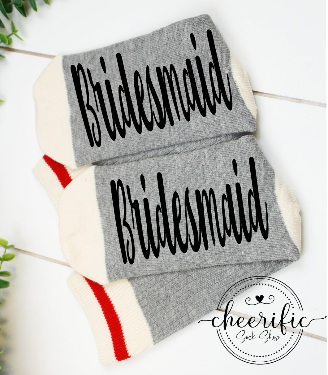 Bridesmaid Socks, Wedding Party