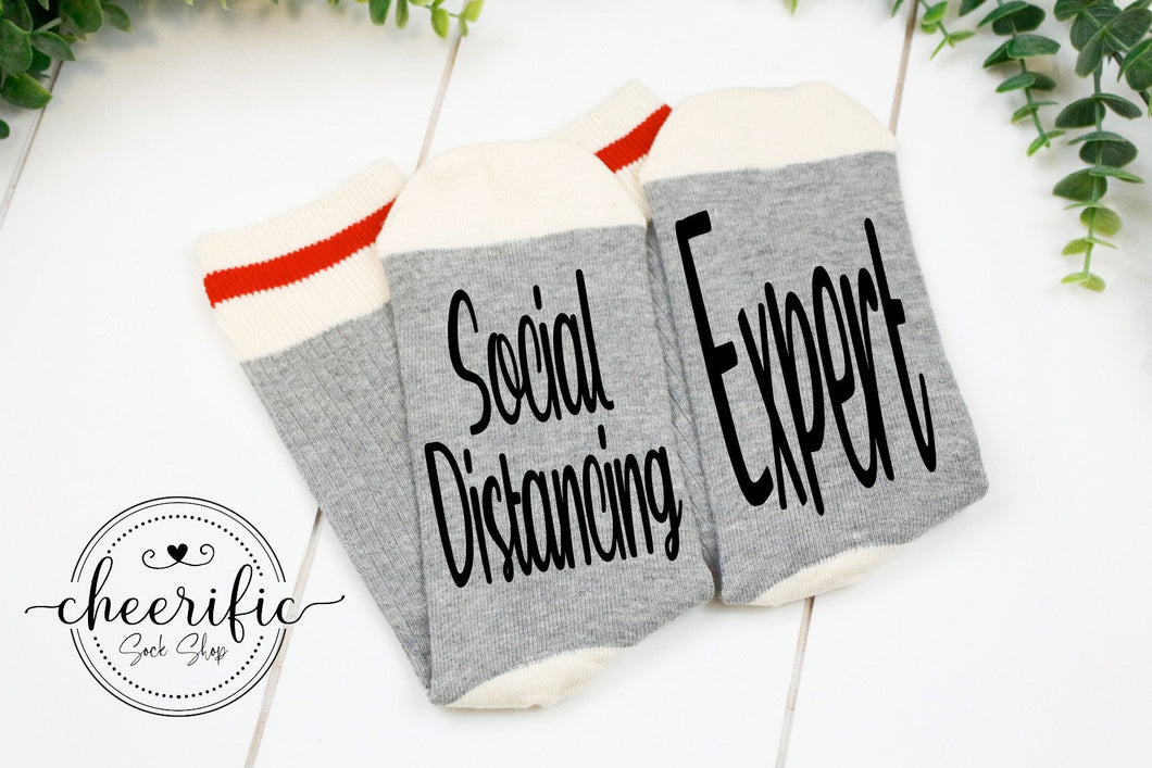 Social Distancing Expert Socks