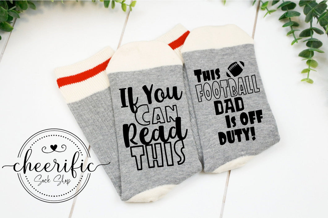 Football Dad Off Duty Socks