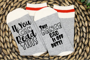 Dance Dad Off Duty Socks