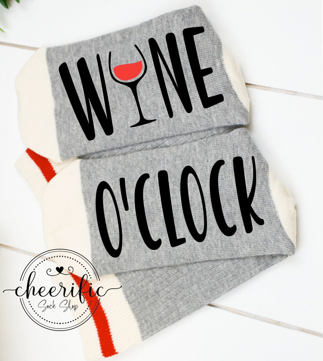 Wine O'Clock Socks