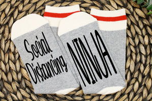 Social Distancing Ninja Socks