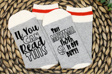 Load image into Gallery viewer, Basketball Mom Off Duty Socks
