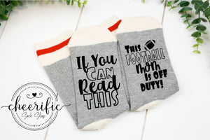 Football Mom Off Duty Socks