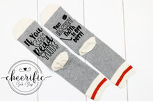 Load image into Gallery viewer, Hockey Mom Off Duty Socks
