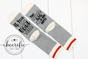 Cheer Mom Off Duty Socks