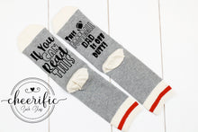 Load image into Gallery viewer, Football Dad Off Duty Socks
