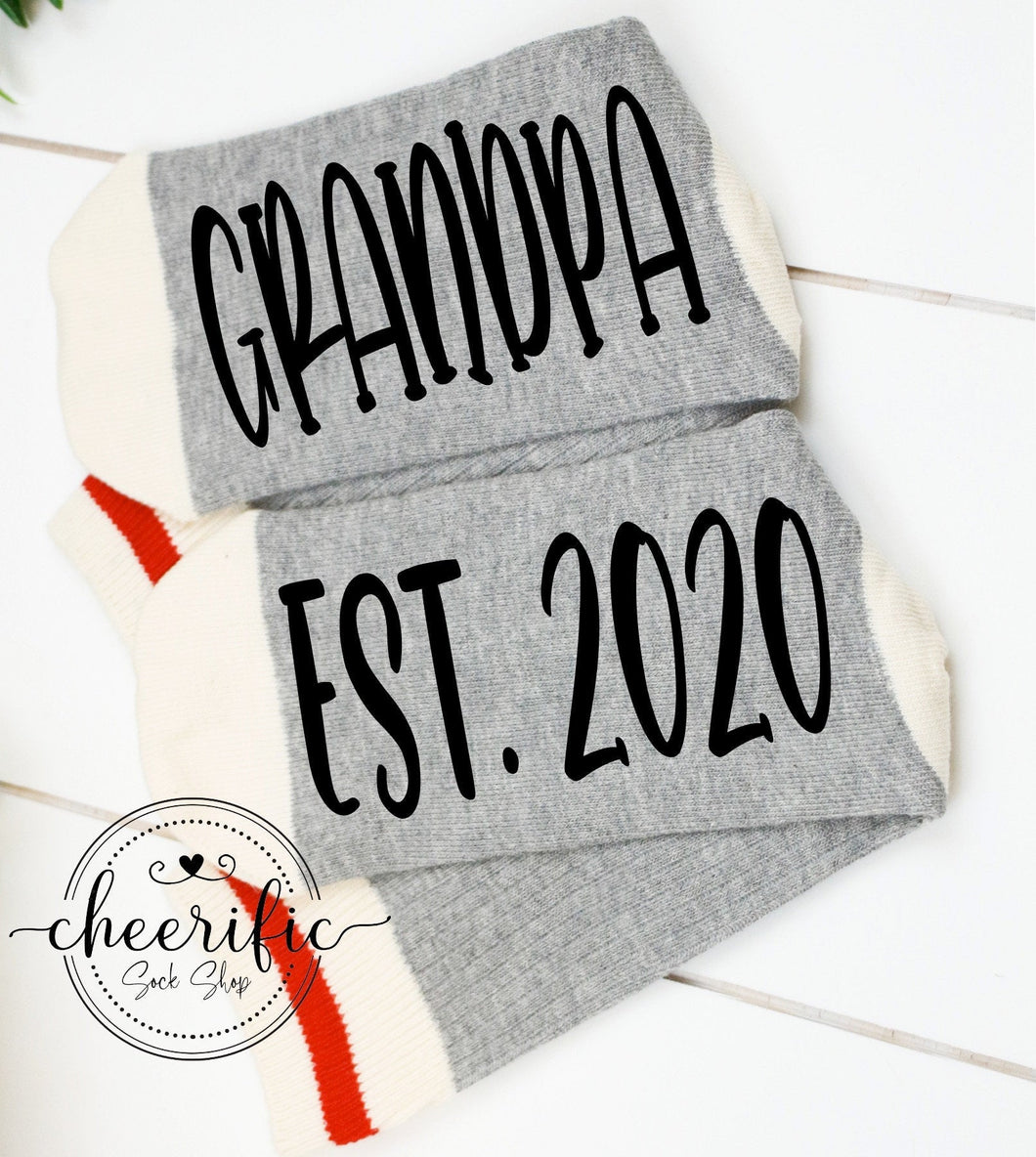 New Grandpa Socks (Customize)