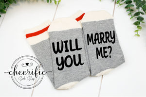 Will You Marry Me Socks