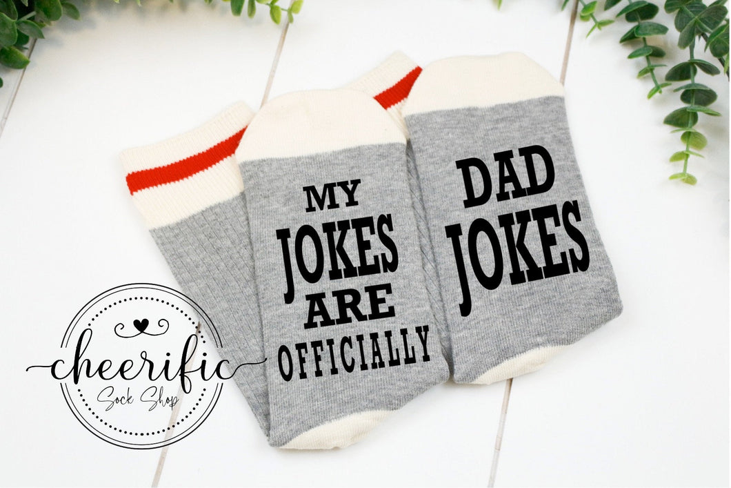 New Dad Jokes Socks