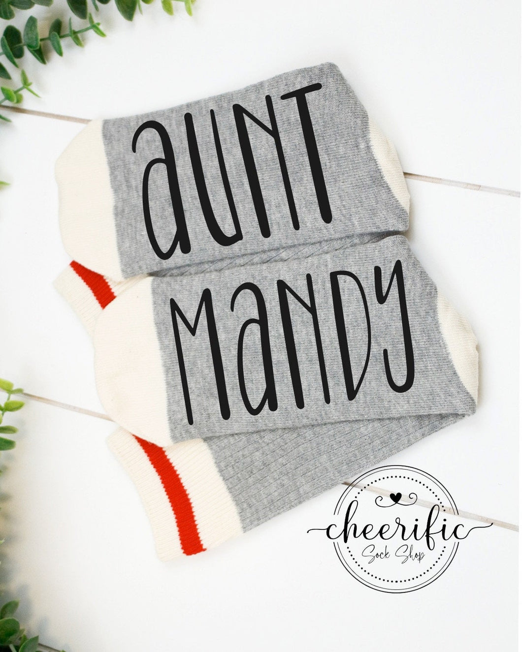 Customized Aunt Socks