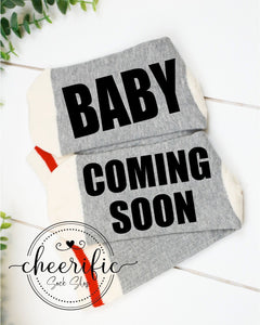 Baby Coming Soon Socks