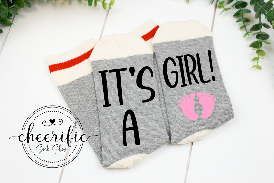 It's A Girl Socks