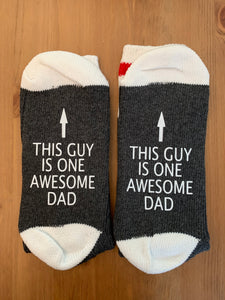 This Guy Is One Awesome Dad Socks
