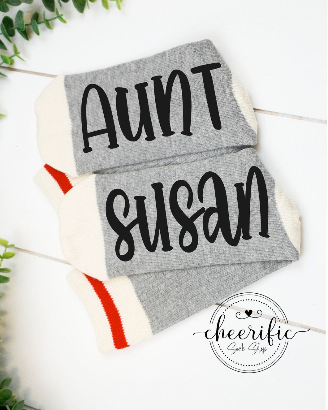 Personalized Aunt Socks
