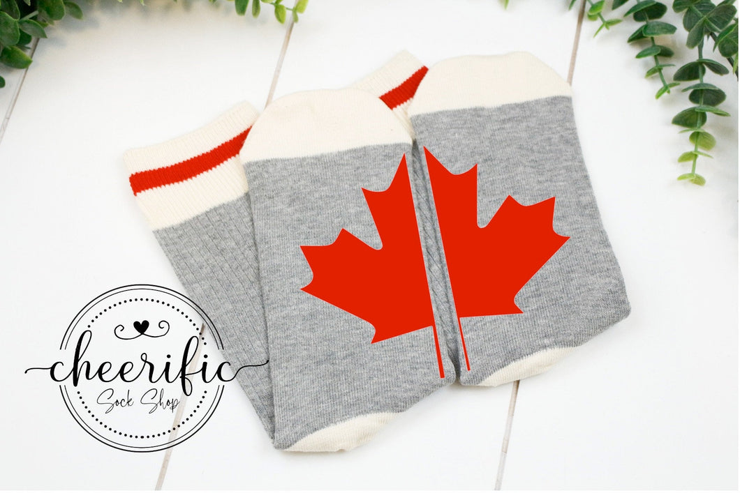 Canada Maple Leaf Socks