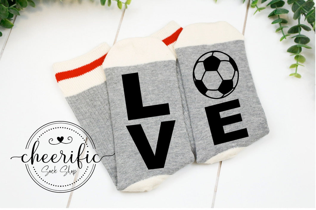 Soccer Love Socks