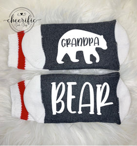 Grandpa Bear Socks, Bear Family Socks