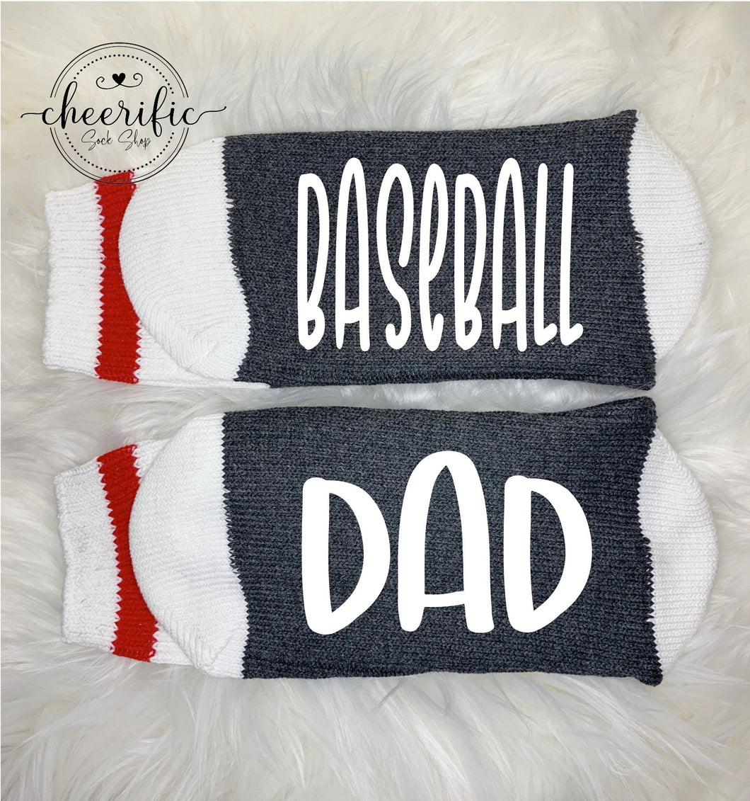Baseball Dad Socks