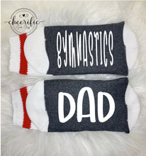Load image into Gallery viewer, Gymnastics Dad Socks
