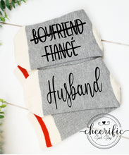 Load image into Gallery viewer, Boyfriend Fiancé Husband Socks
