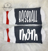 Load image into Gallery viewer, Baseball Mom Socks
