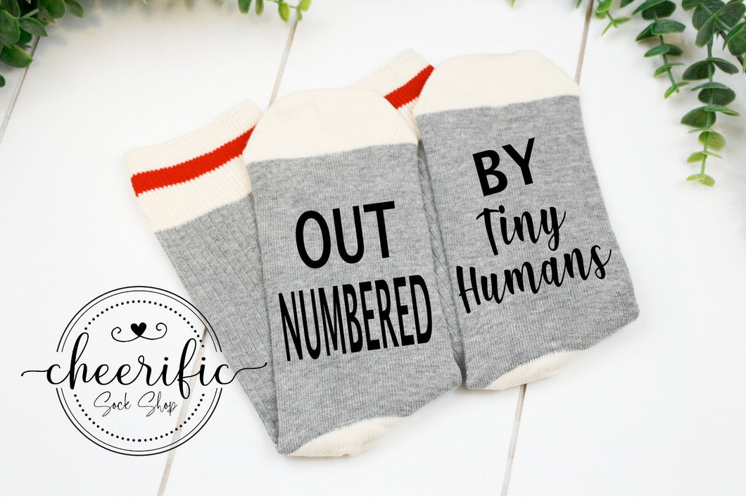 Outnumbered By Tiny Humans Socks