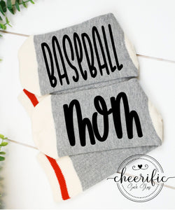 Baseball Mom Socks