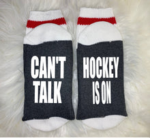 Load image into Gallery viewer, Hockey Is On Socks
