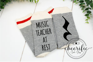 Music Teacher Socks